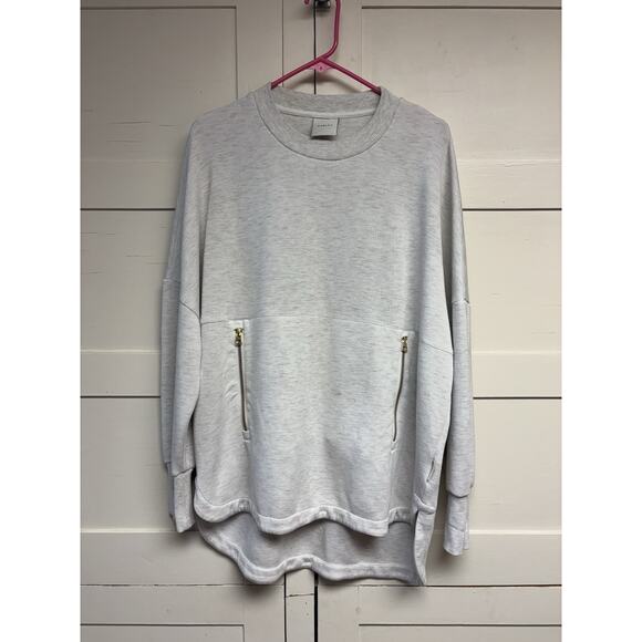 Varley Paige Longline Sweat Pullover Sweatshirt M Anthropologie - Picture 4 of 13